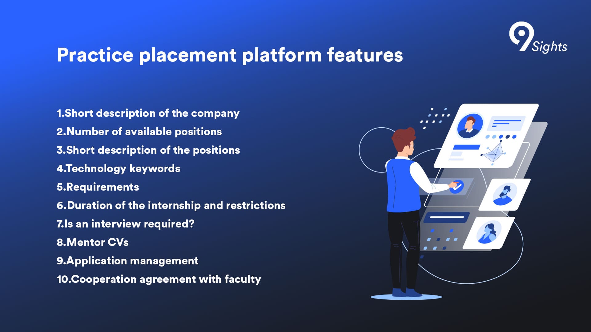 Practice placement platform features Levi9 Article