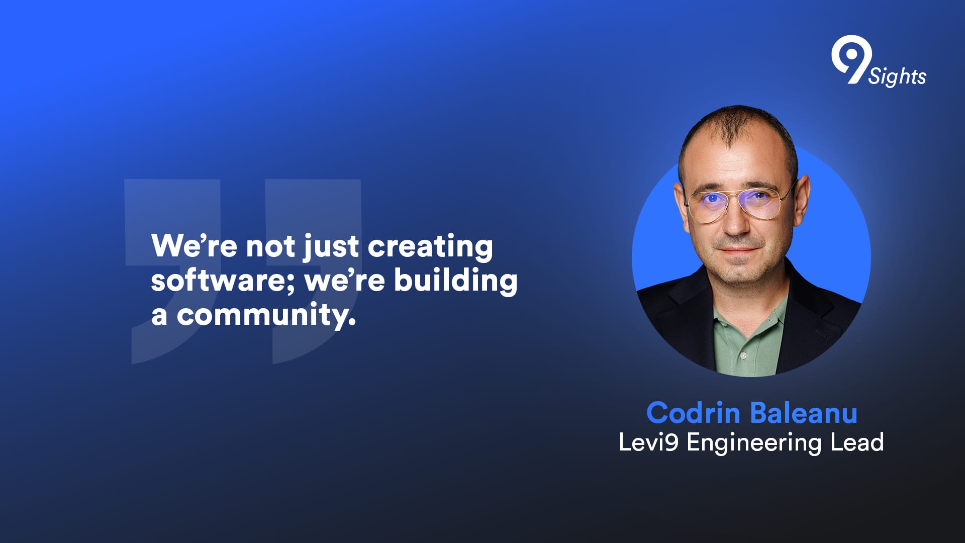 From Spreadsheet to Smart Platform: Levi9 Improves Student Placement - testimonial Codrin Baleanu Engineering Lead