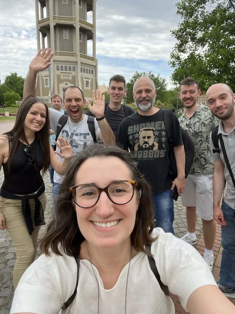 Žarko Bakurski with the team
